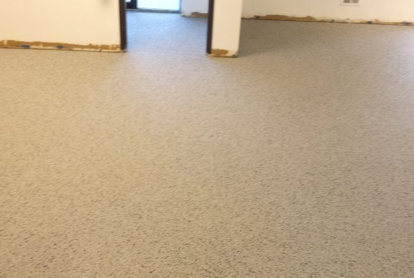 Full Chip Vinyl Floor - Office